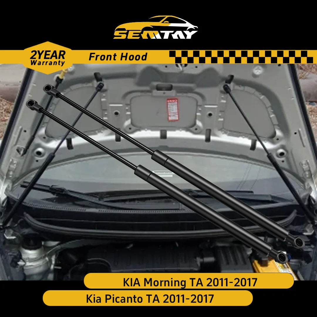 

Стойки капота SEMTAY для KIA Morning/Picanto TA 2011-2017, вспомогательные пружинные амортизаторы для подъема капота, поддерживающие автомобильный аксессуар