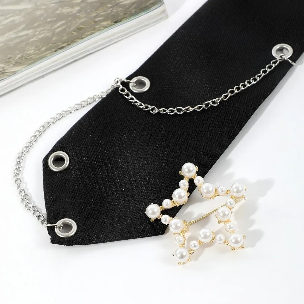 Clothing Decoration Korean Style Star Tie Choker Tassels Long Necktie Necklace College Style Shirt Tie Students