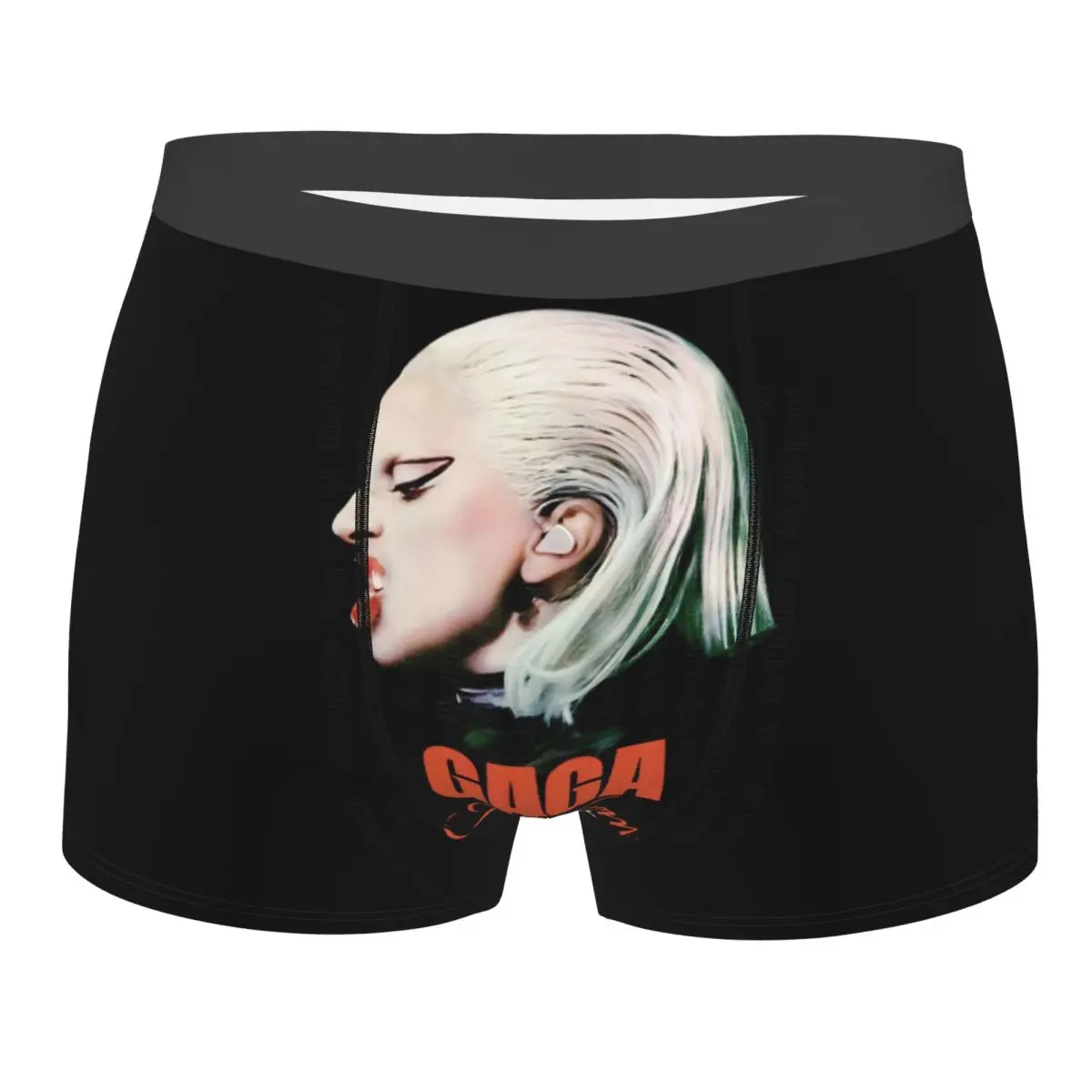 

Мужские эластичные трусы-боксеры Custom Lady Gaga Mayhem Music Singer Underwear