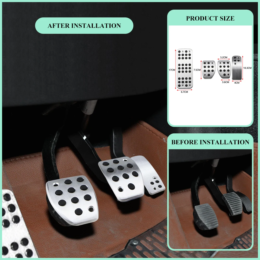 Pedal-Brems- und Kupplungs-Set für PEUGEOT 207 301 307 208 2008 308 408 Cc/CITROEN C3 C4/DS 3 4 6 DS3 DS4 DS6 – Detail 3