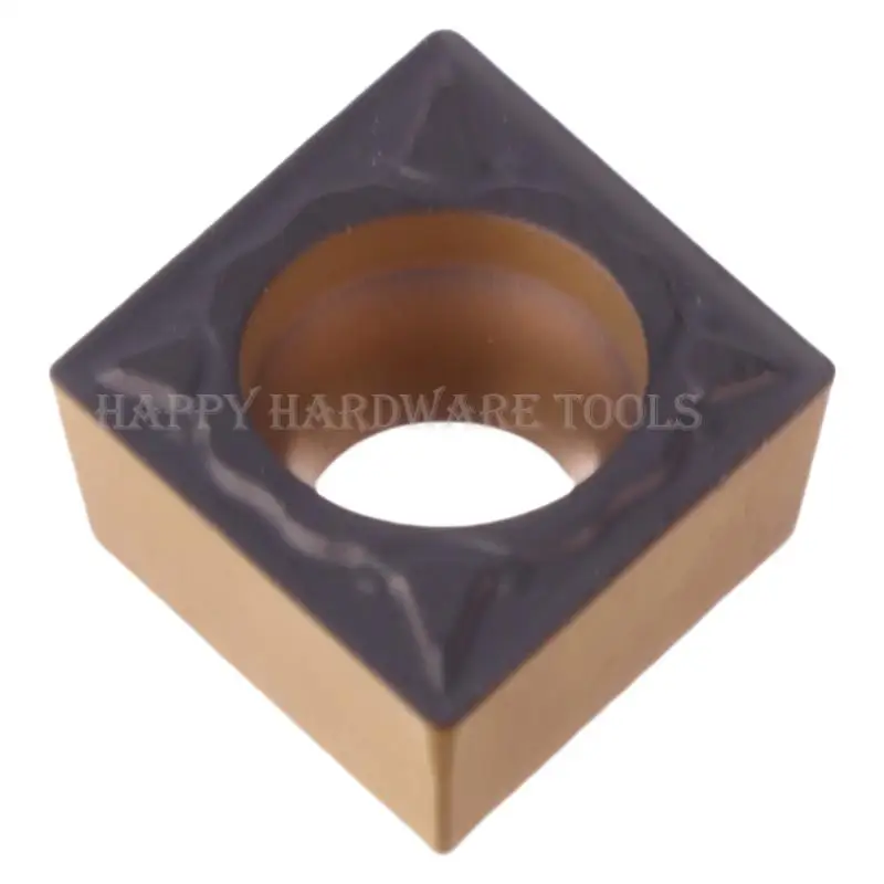 إدراج مشقوق بلونين CCMT09T304-GM SP3200 إدراج تحول فولاذي مقاوم للاهتراء وإزالة شريحة ناعمة