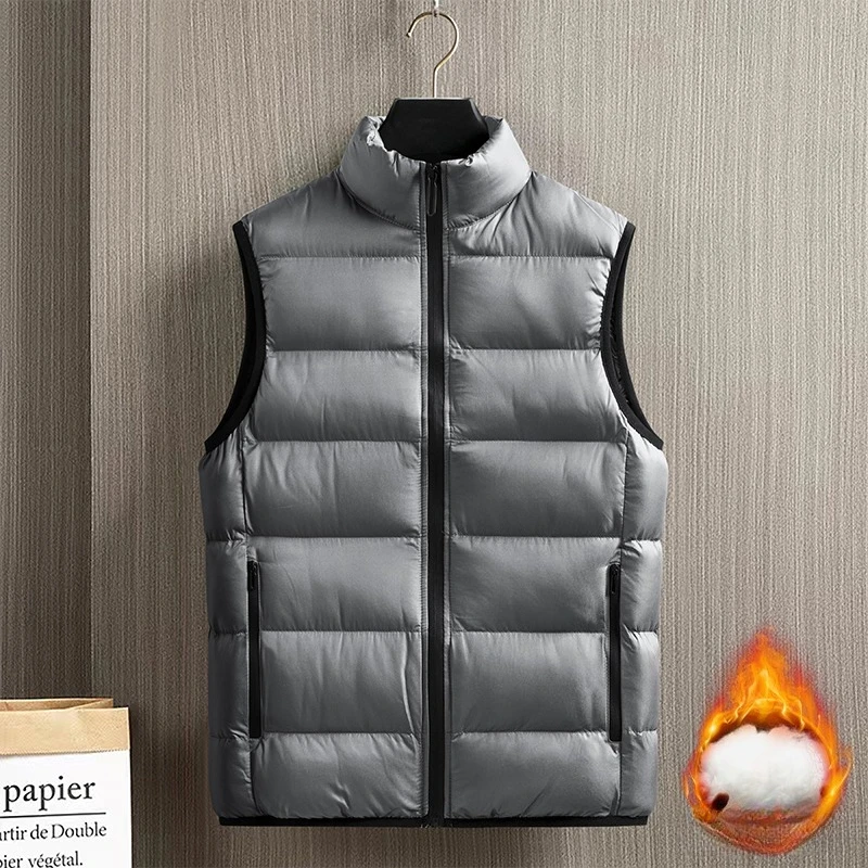 Fashion Warm Running Wear Anti Pilling Anti Fading Warm Down Coats Parkas Goose Down Men Down Jacket Warm Down Cotton Vest