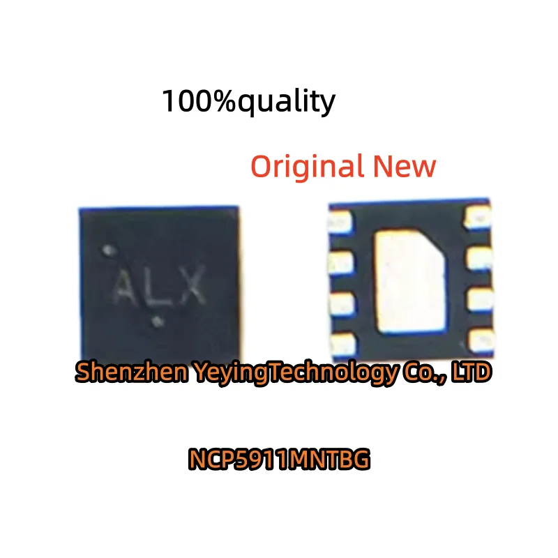 1Pcs 100% New Ncp5911Mntbg Ncp5911 Al2 Al1 Al3 Al6 Al7 Al8 Qfn-8 Gate Driver Ic