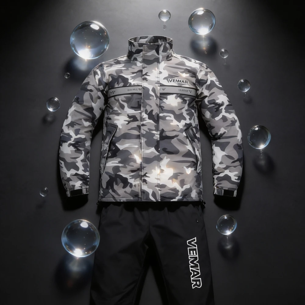 

Комплект мотоциклетного плаща VEMAR, комплект унисекс, куртка и брюки для доставки, плащ для мотокросса со шляпой