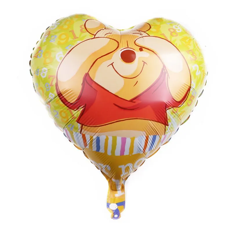 New Disney Winnie Aluminum Balloon Children Cartoon Three-dimensional Modeling Party Aluminum Balloon Toy Decoration Supplies