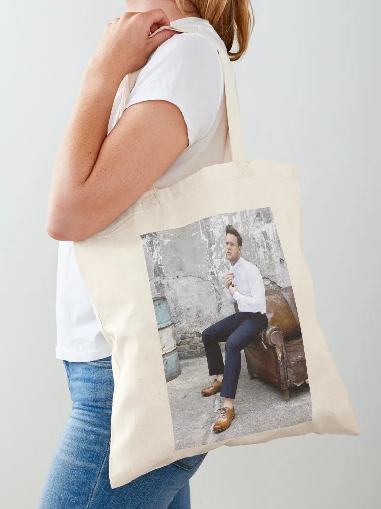 Olly Murs White Tote Bag university shopper bag hand bags Women's shopper bag canvas tote