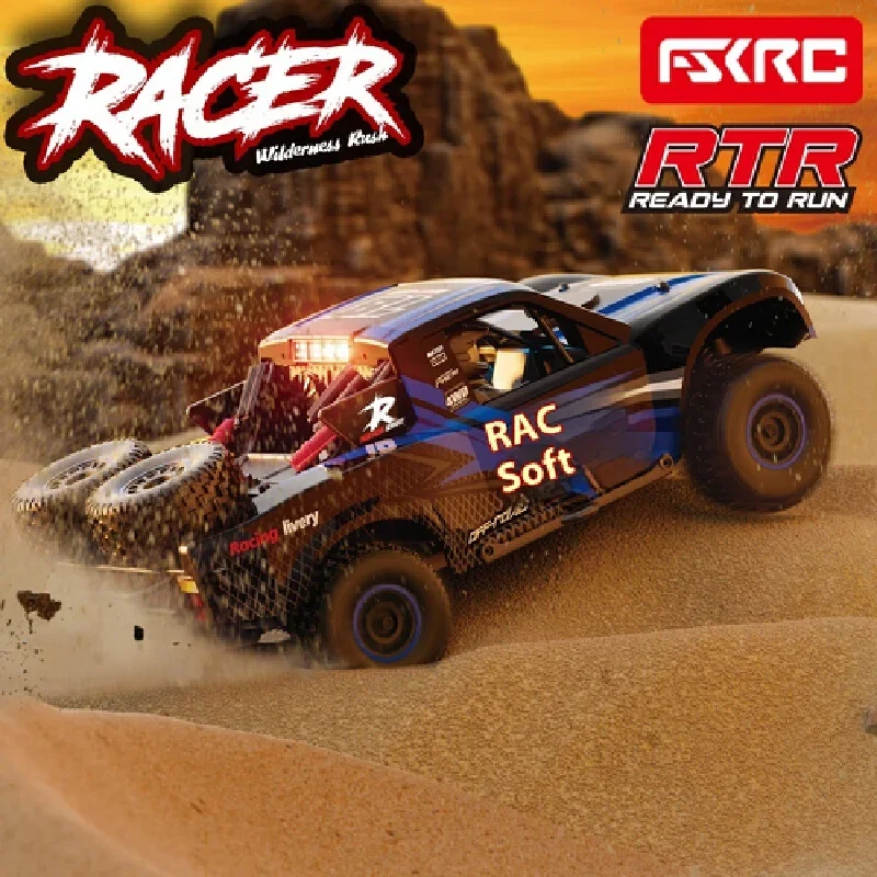 HB RC سيارة 1:12 مقياس 4WD شاحنة دورة قصيرة مع أضواء LED جيروسكوب التحكم في السرعة لعبة التحكم عن بعد للأطفال والكبار