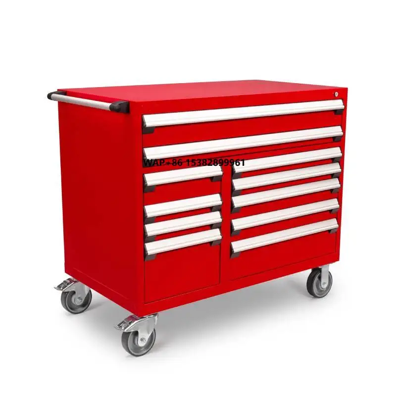 

Manufacturer Custom Metal Garage Tool Chest Box Cabinet with Wheels and Drawers