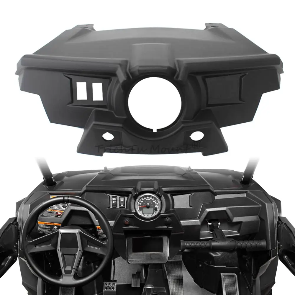 

UTV Front Upper Console Dash Cover Panel For Polaris RZR 900 XP Turbo S4 1000 EPS 2014-2019 Accessories Matte Black ABS