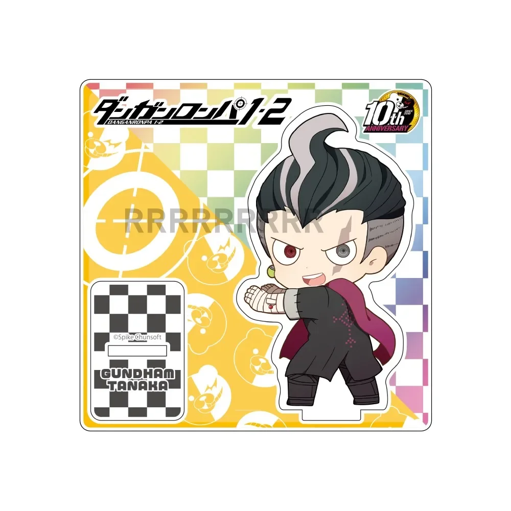 Anime Tanaka Gandamu Souda Kazuichi Hinata Hajime Mini Figure Doll Acrylic Stand Model Plate Cosplay Toy for Gift