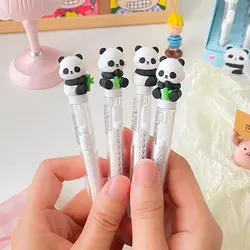 2pcs Cute Panda Eraser Cartoon Panda Telescopic Pencil Eraser School Student Stationery Children Funny Erasers