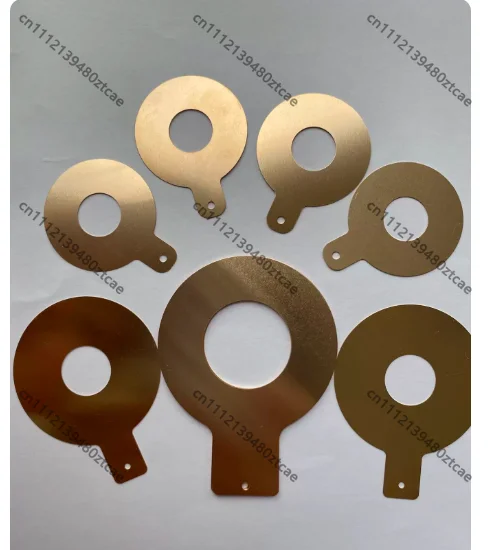 Ultrasonic Transducer Piezoelectric Ceramic Copper Plate Electrode Sheet Mask Machine Parts