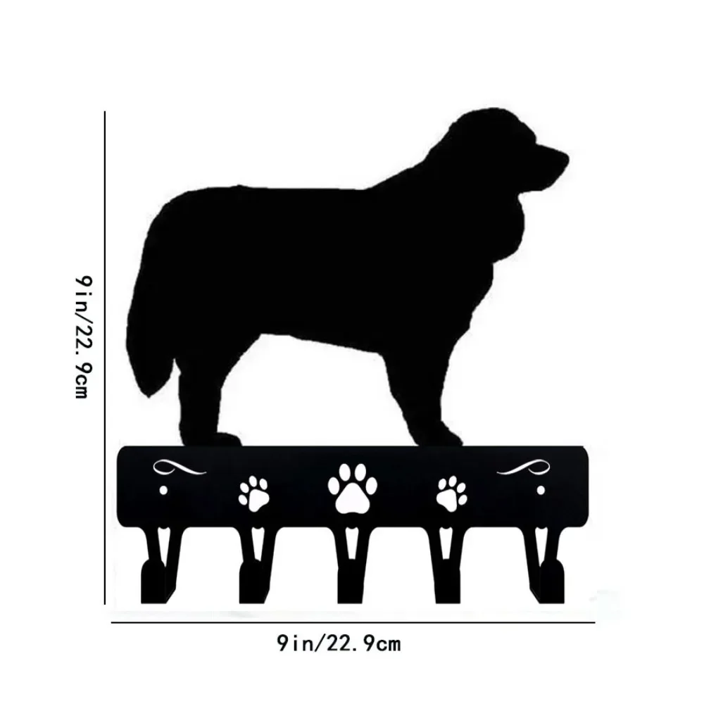 1pc Bernese Mountain Dog Key Holder - Decorative Metal Wall Art for Home Decor and Organizing,Gifts for Dog Lovers - view 6