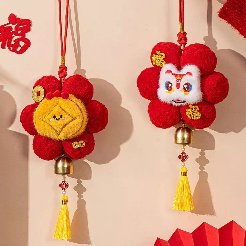 Hiasan Gantung Tahun Baru Imlek Kuda 2026, Boneka Plush untuk Ruang Tamu, Dekorasi Suasana Meriah, Festival Musim Semi, Gantungan Pintu Masuk