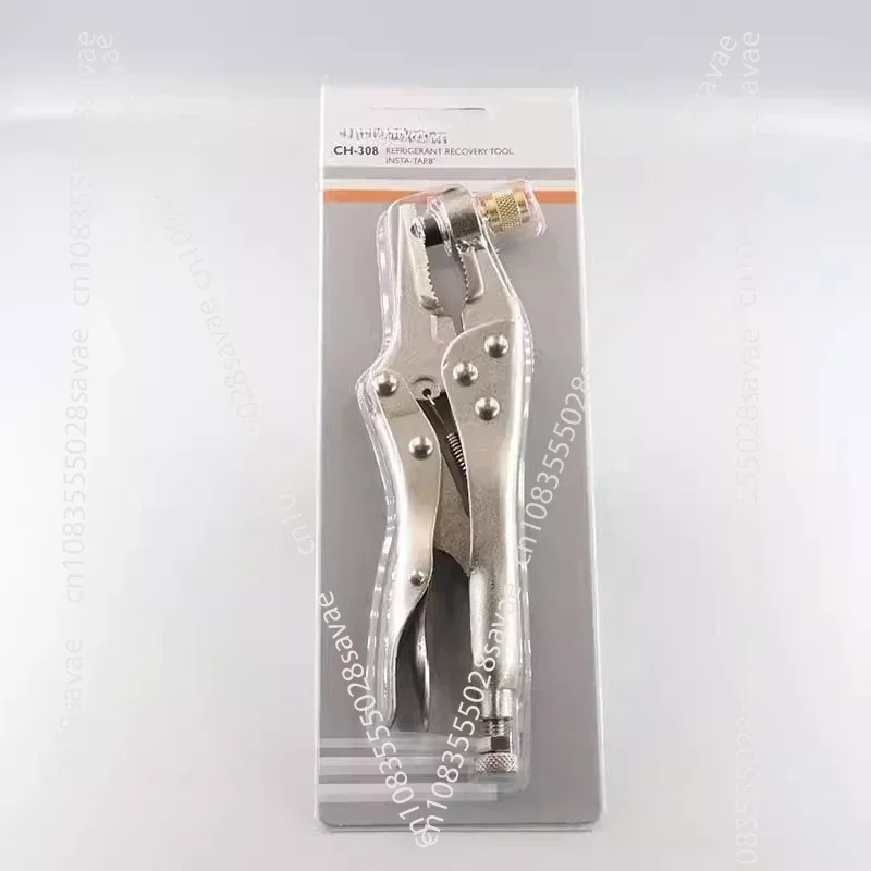 Recovery Pliers CH-308 Refrigerator Air Conditioner Copper Tube Refill Pliers Needle Spacer Refrigerant Rehydration Forceps