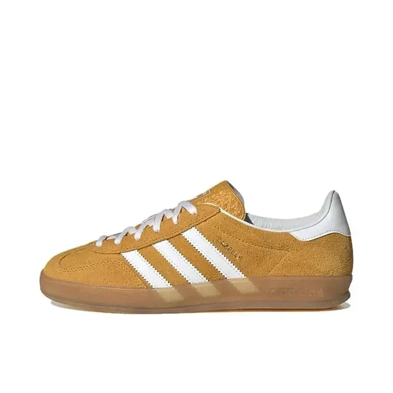 Adidas Gazelle intérieur jaune doux confortable hommes femmes chaussures de skateboard