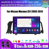 Android OS Car Radio For Nissan Murano Z51 2008-2014 Multimedia Player GPS Navigation Bluetooth Wireless Carplay WIFI Tools