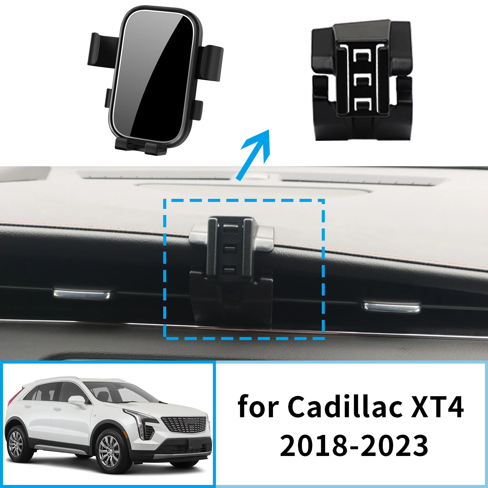 

Car Mobile Phone Holder for Cadillac XT4 2018~2023 Navigation Stand Auto GPS Bracket Accessories