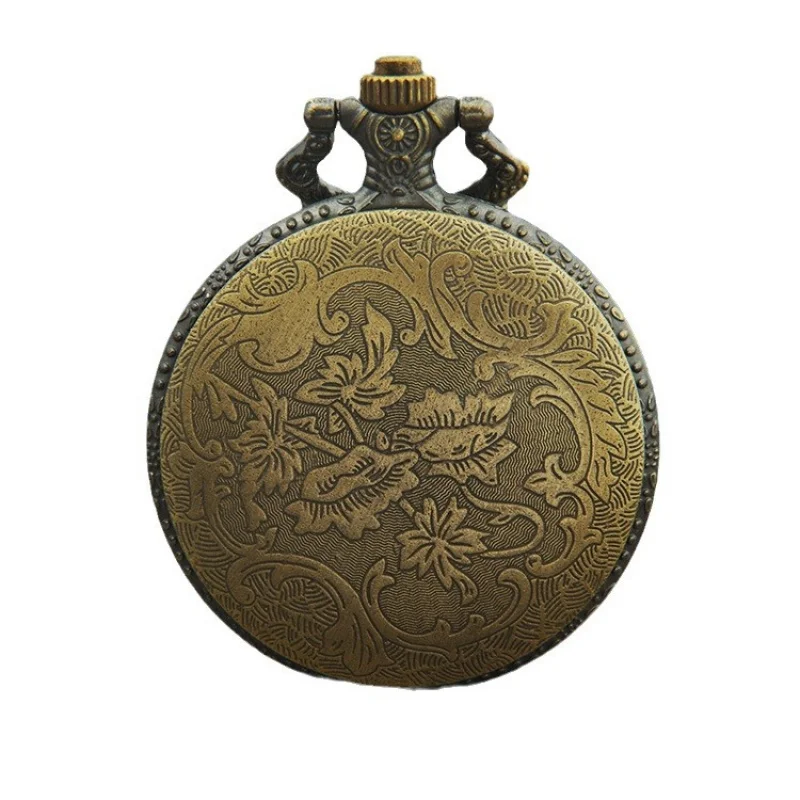 Механические карманные часы в стиле ретро, ностальгические флип-часы Qinggu, кварцевые карманные часы, карманные часы, сувенирный логотип, кварцевые часы