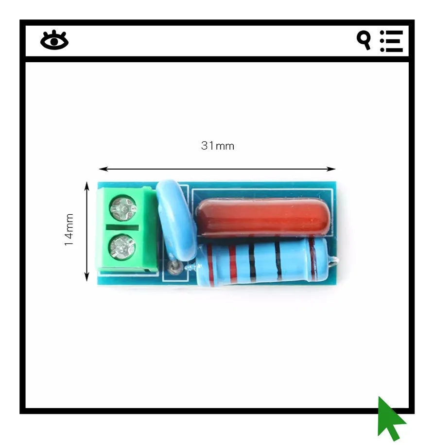 circuito-de-protecao-de-contato-de-rele-modulo-de-circuito-snubber-rc-modulo-de-supressao-de-interferencia-eletromagnetica-4-pecas