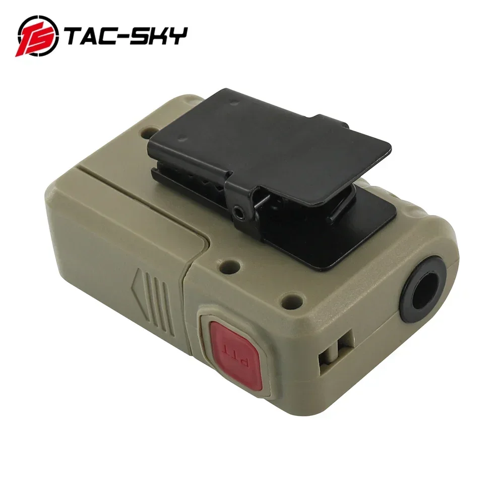 TAC-SKY taktyczny zestaw słuchawkowy PTT Adapter BluetoothPtt dla FCS AMP/MSA Sordin/TCI/PELTO COMTA Airsoft strzelanie słuchawki taktyczne