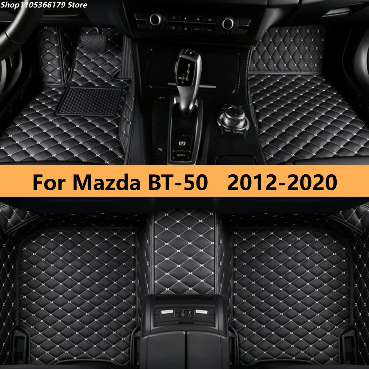 

4 Doors Pickup Car Floor Mats Fit For Mazda BT-50 2012 2013 2014 2015 2016 2017 2018 2019 2020 Auto Full Set Carpet Pads