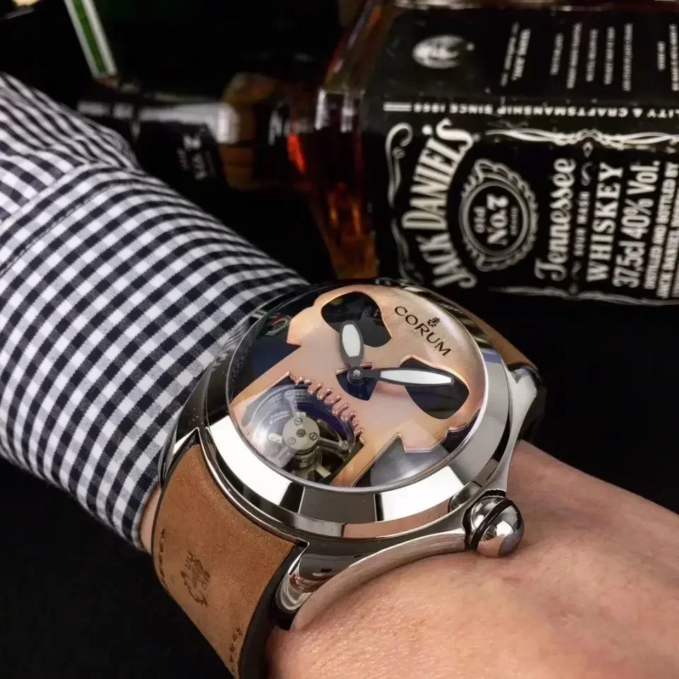 Herren uhr Mode trend ige lustige Fisch auge Glas Herren uhr trend ige Mode elegante Uhr