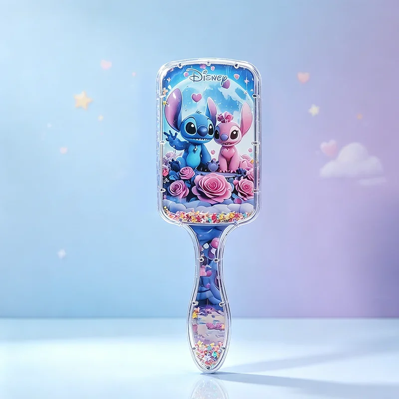 Disney stitch Hair ornaments, hair ornament accessories, children's cushion combs, hairdressing tools, hair care，funny combs