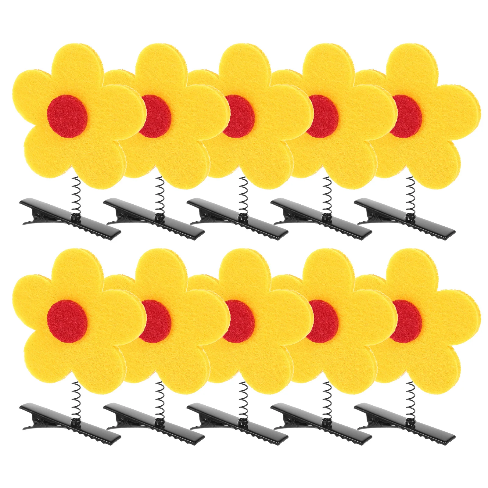 

10Pcs Flower Hairpins for Girls Stylish Hair Clips Decorative Barrettes Ideal for Party Everyday Use Hair Styling Accessories