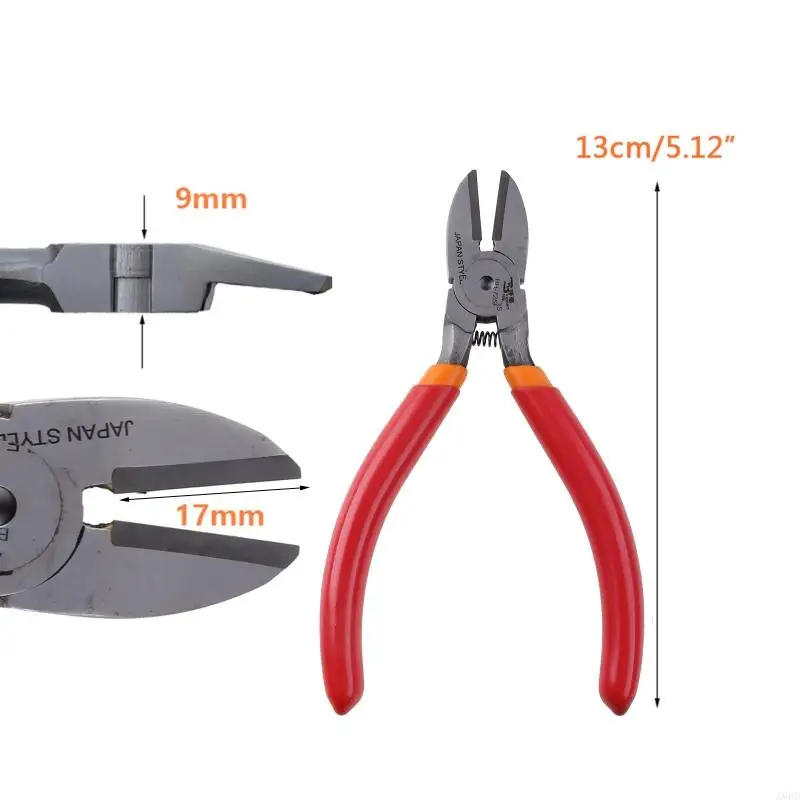 A6HD Super Fino Fino Nariz Plier 5/6 polegadas Aço/Ferro Corte Tungstênio Laranja Aço