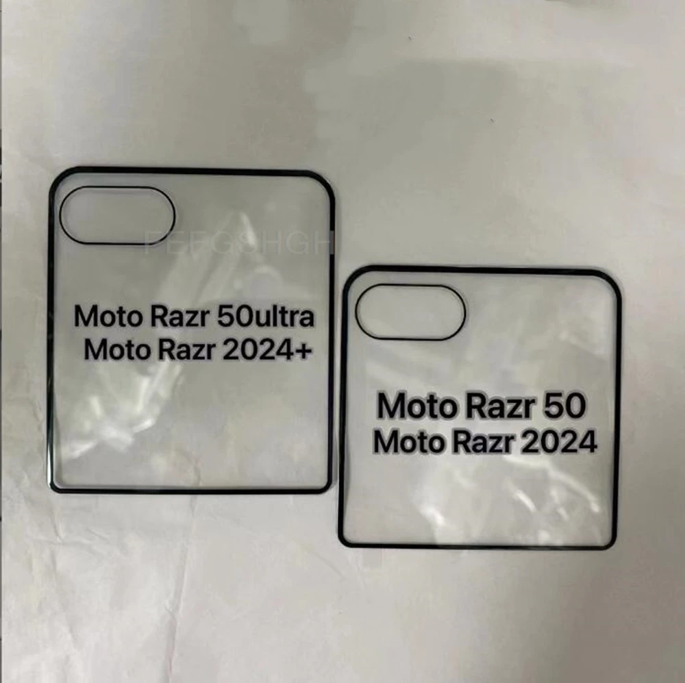 3D Curved Black Camera Screen Film For Motorola Moto Razr 50 Ultra Razr50 50Ultra Original Tempered Glass Protector Cover