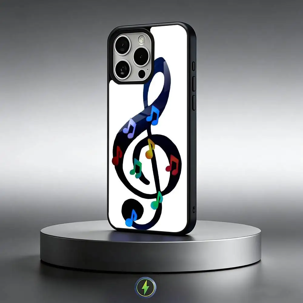 Piano music notation Phone Case For iPhone17,16,15,14,13,12,11 Plus,Pro Max Magnetic For Magsafe Wireless Charging