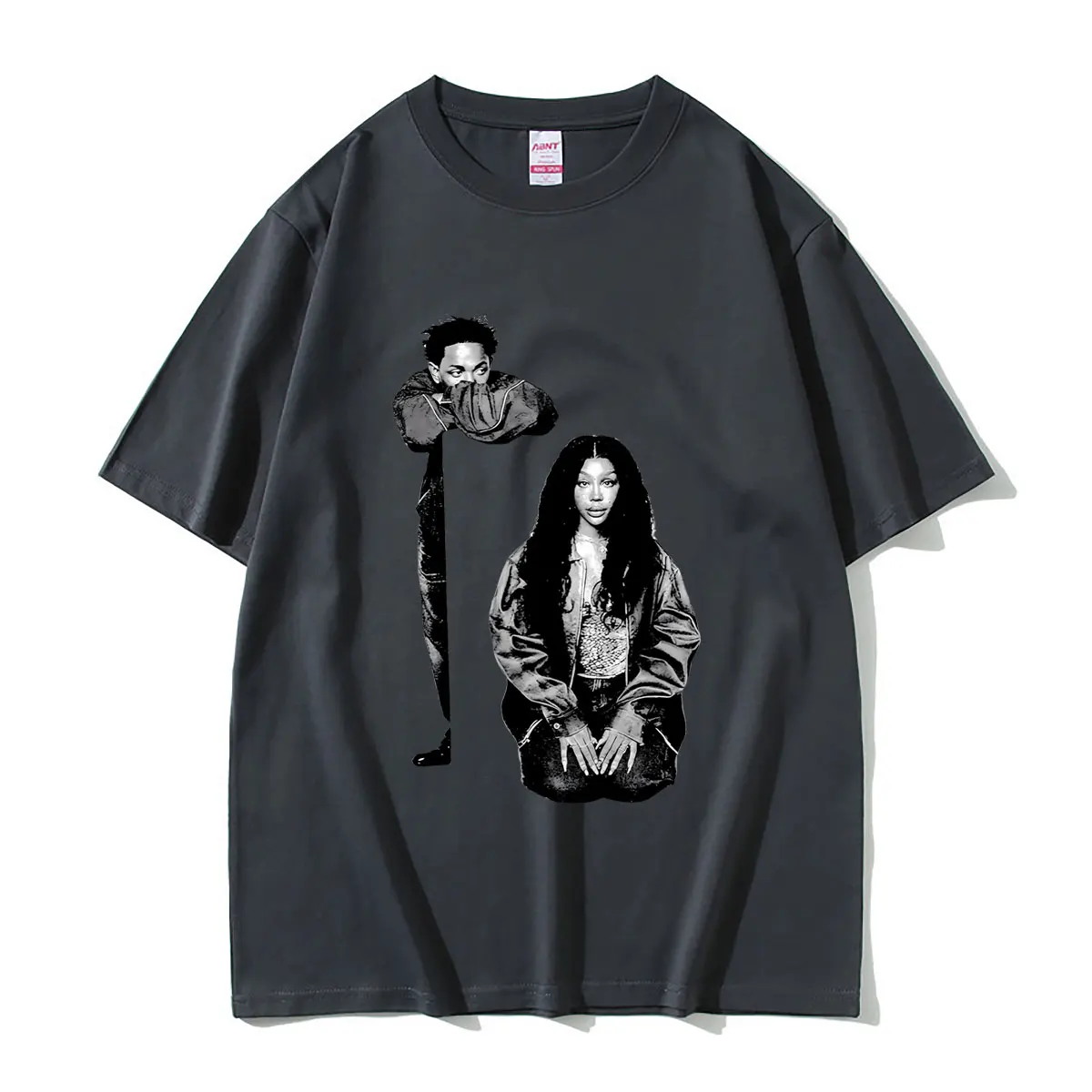 Rapper Kendrick Lamar & SZA SOS 2026 Merch T-shirt Male Casual Soft Cotton T Shirts Men Women Hip Hop Fashion Oversized Tshirt