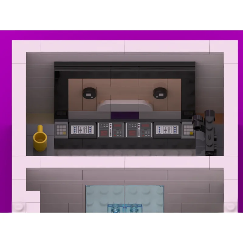 مشاهد الشوارع الشهيرة Moc قوالب بناء نموذج برج وحدات كتل التكنولوجيا عيد الميلاد لتقوم بها بنفسك لعبة هدايا البناء