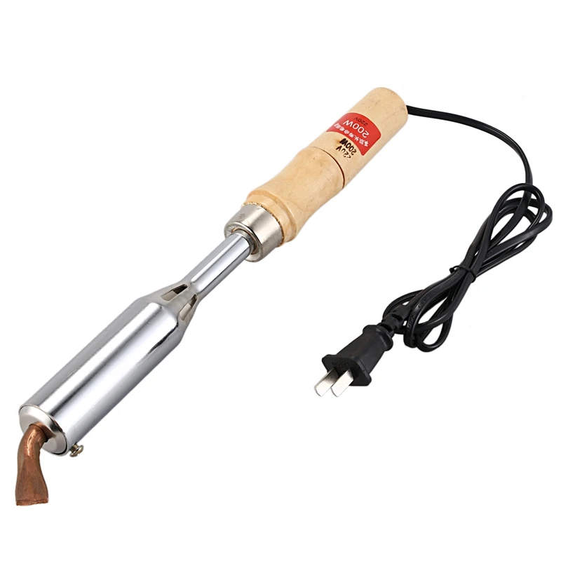 Insulated Wooden Handle Electric Iron High Power Soldering Iron Household Electrician Welding Electric Iron Iron Soldering Iron