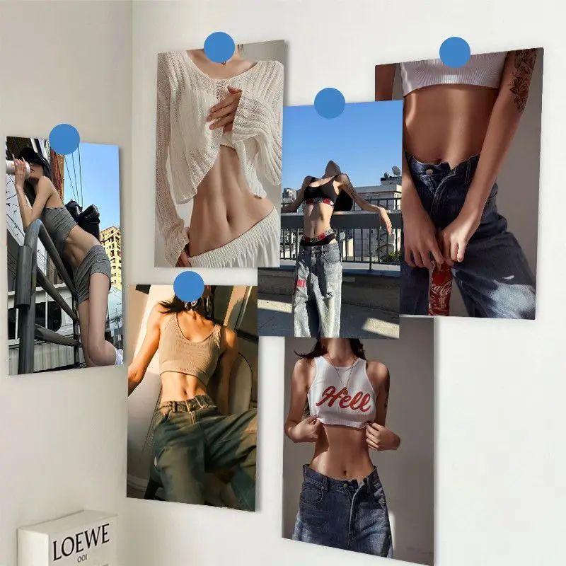 Summer sexy abdominal muscle poster sticker, with excellent appearance and self-discipline, and persistent wall decoration view 3