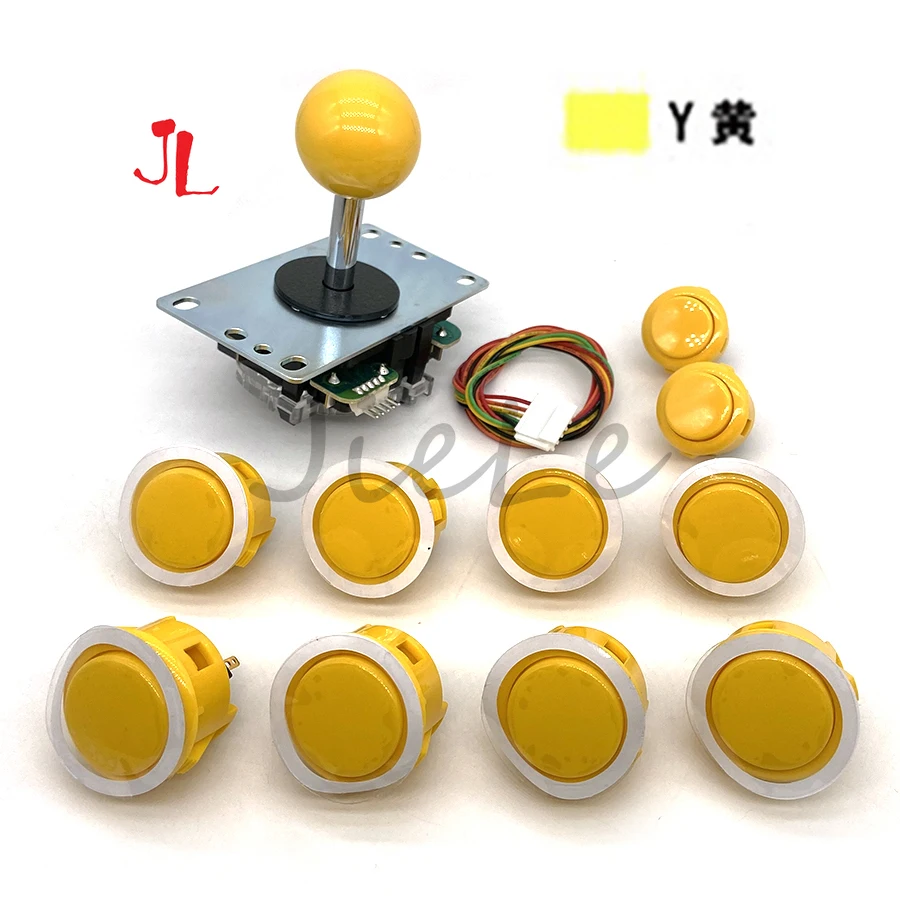 Joystick Sanwa originale giapponese per macchina da gioco arcade, pulsante, controller USB, parti del kit fai da te, 8 OBSF-30, JLF-TP-8YT