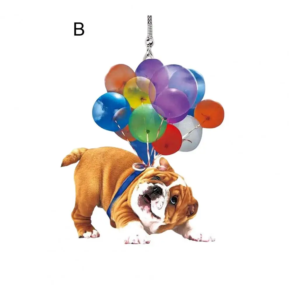 Lightweight Pet Accessory Balloon Cat Pendant Realistic Car Pendant Ornament with Lanyard Adorable Cat Dog for Rearview for Pet