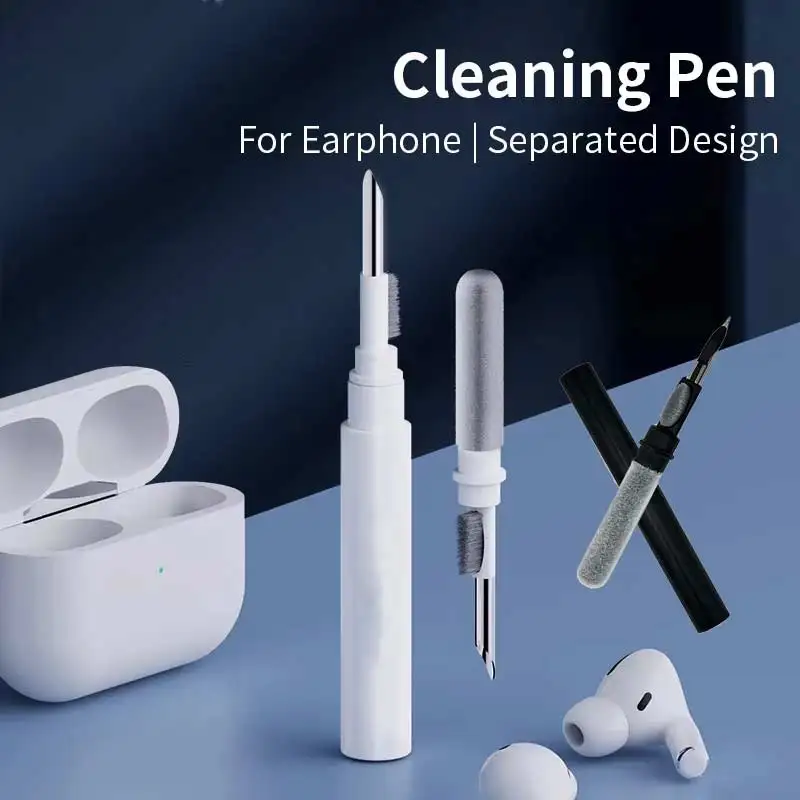 Juegos de limpieza para auriculares Bluetooth Airpods Pro 1 2 3 funda para auriculares pluma de limpieza herramientas de cepillo para Samsung Huawei Xiaomi Airdots