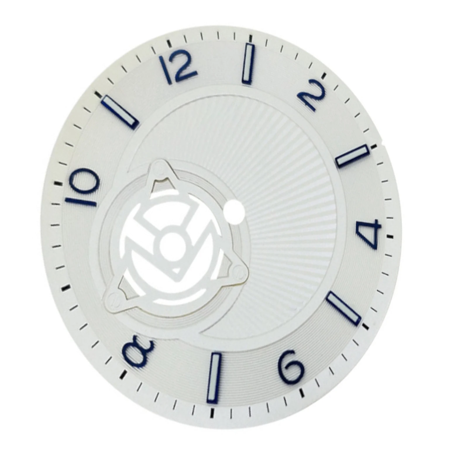 36.5 مللي متر ساعة الطلب استبدال جزء مع الأخضر مضيئة ساعة الوجه ل NH38 ساعة يد تعمل بالحركة اكسسوارات أجزاء لصانع الساعات