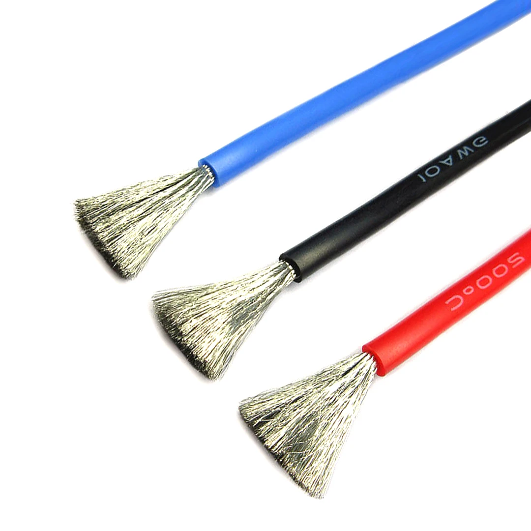 Термостойкий силиконовый провод 14AWG, мягкий силиконовый провод 12AWG 14AWG 16AWG 20AWG 22AWG 24AWG 26AWG 28AWG 30AWG, термостойкий силикон