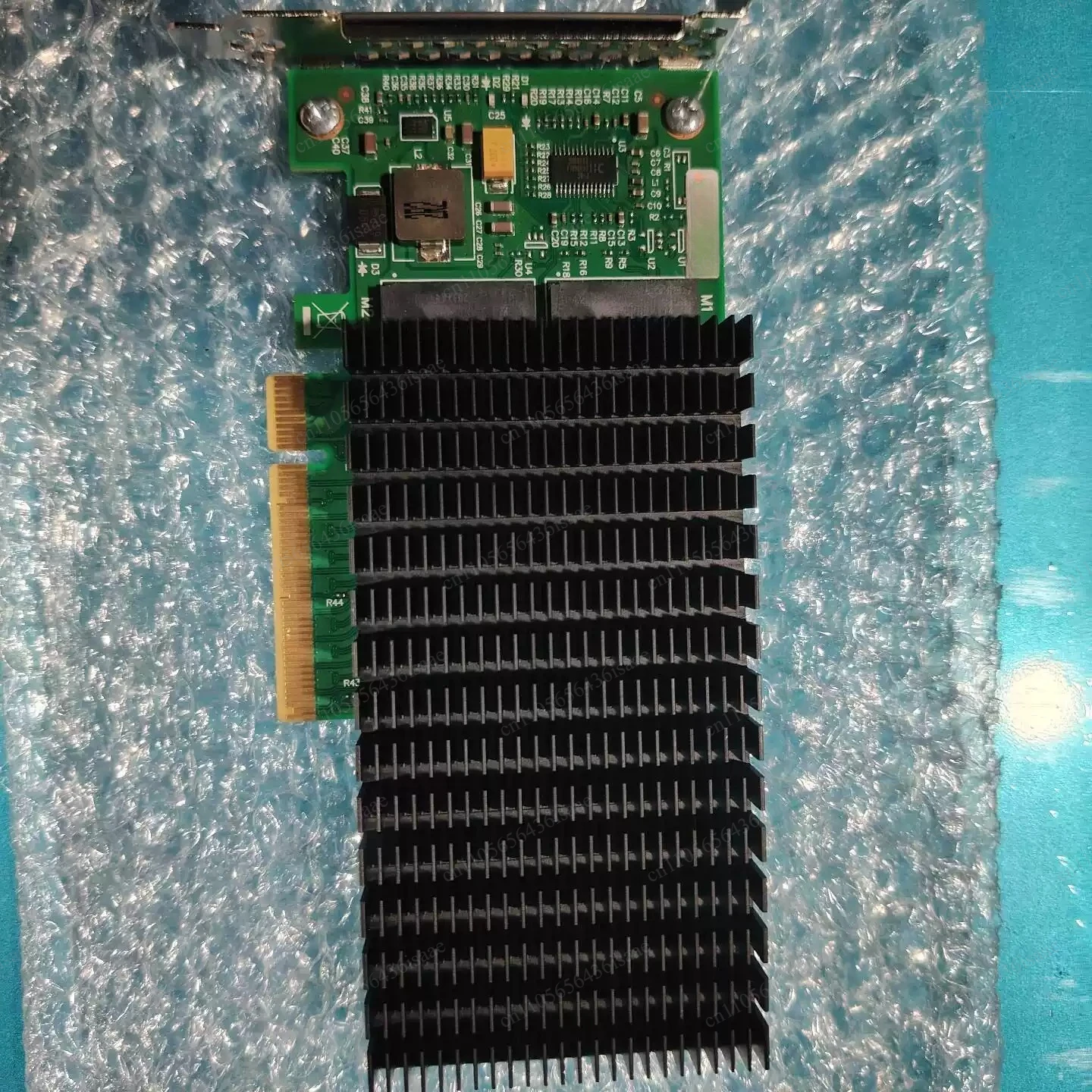 Dual M.2 NVMe SSD Adapter PCIe 3.0 X8 Expansion Card ANM22PE08 w/ Heatsink