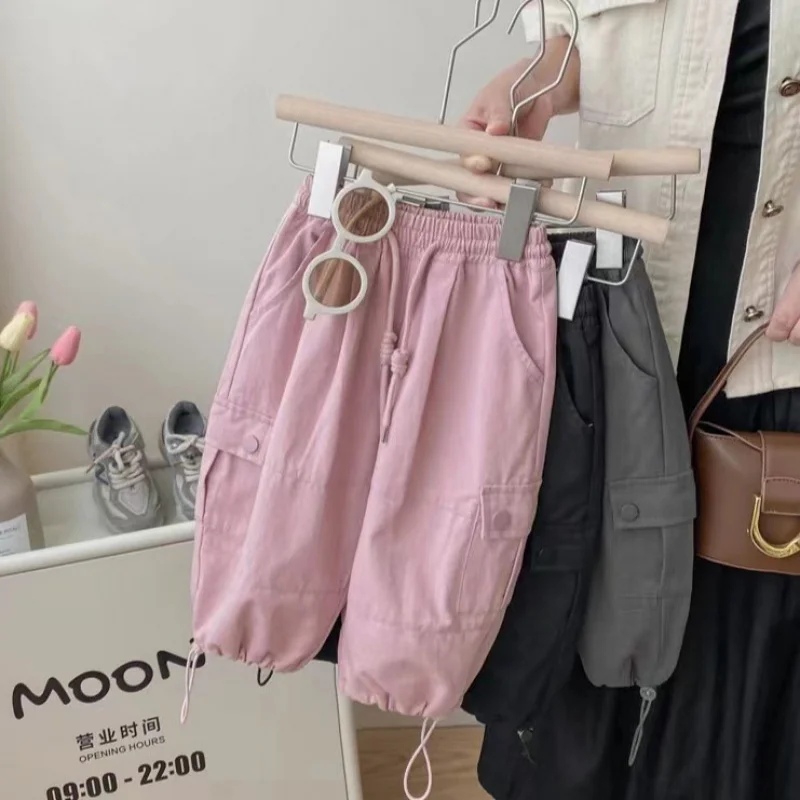 

LYY-Girls' Autumn Pants New Fashion Children's Spring and Autumn Western Style Overalls Baby Girls' Fashionable Children Casual