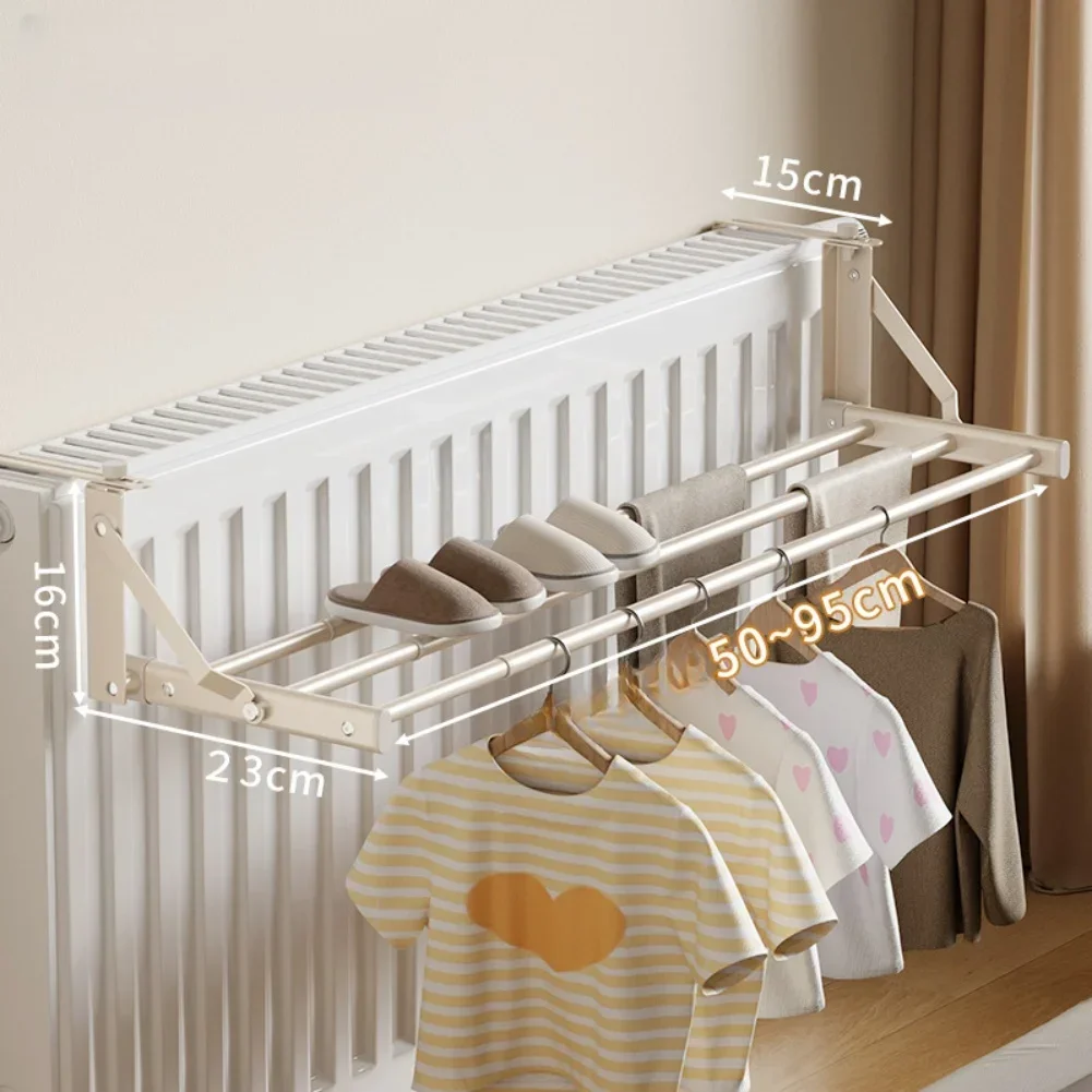 For Radiators Radiator Clothes Rack Freely Adjustable Radiator Airer Suitable For Radiator Window Sill Railing