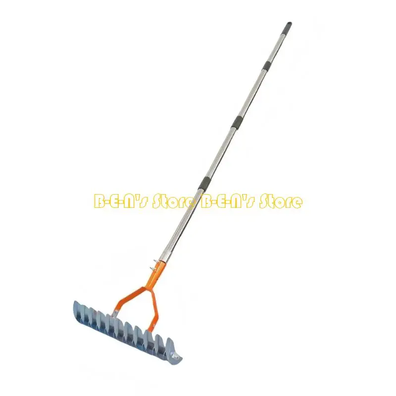 Y1AD Space Saving Aluminum Thatch Rakes Easy Storage Gardening Tool For Tight Spaces
