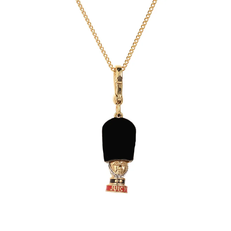 

1Pc Exquisite British Black Hat Soldier Head Pendant,A Unique And Fashionable Accessory For Backpacks,Sweaters,And Necklaces