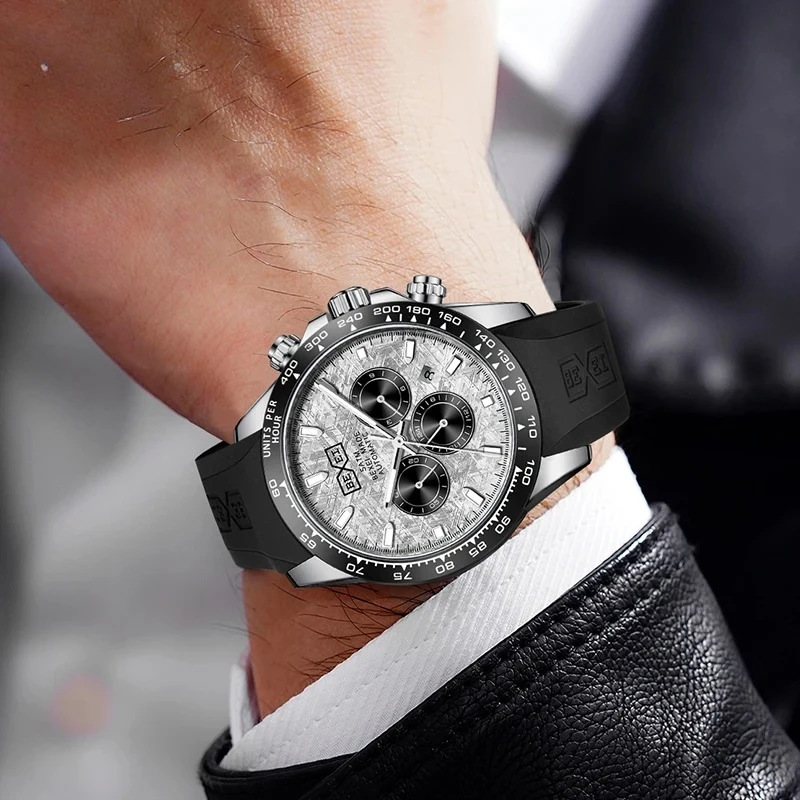Business Multifunctional Men's Watch Automatic Mechanical Sapphire Man Watch Waterproof Luminous Fashion Watches
