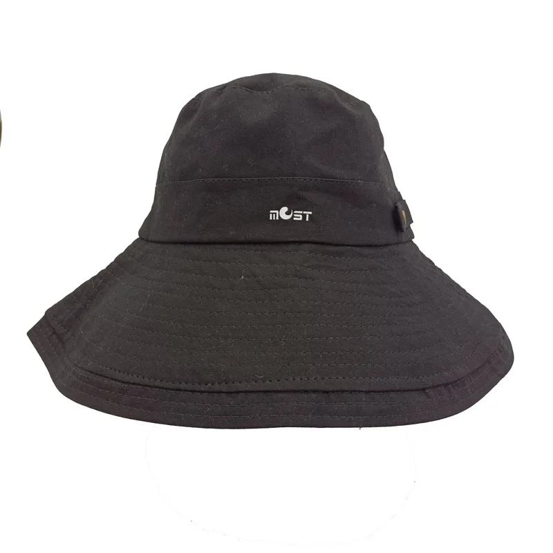 Manufacturer Summer Sun-Proof Bucket Hat Outdoor Pure Cotton Minimalist All-Matching Sun-Proof Fisherman Hat