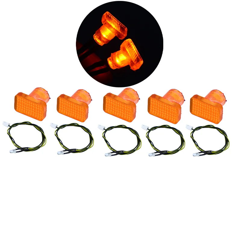 LED 3mm Lampe Perlen Position Licht Seitenlicht Warnlicht für 1/14 Tamiya RC Muldenkipper SCANIA 770S R620 VOLVO BENZ MAN TGX Auto