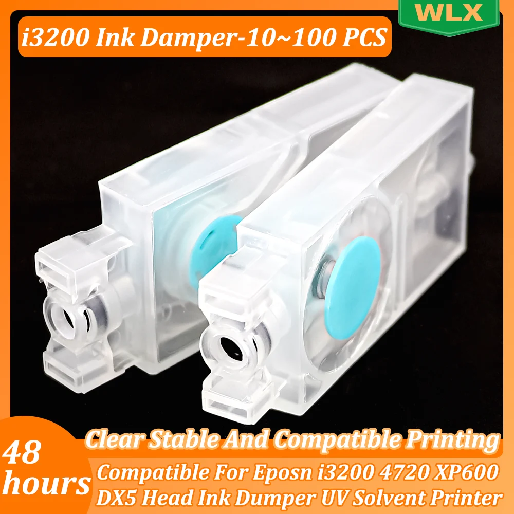 10~100PCS i3200 Ink Damper i3200 Printhead Damper Compatible for Eposn i3200 4720 XP600 DX5 Head Ink Dumper UV Solvent Printer